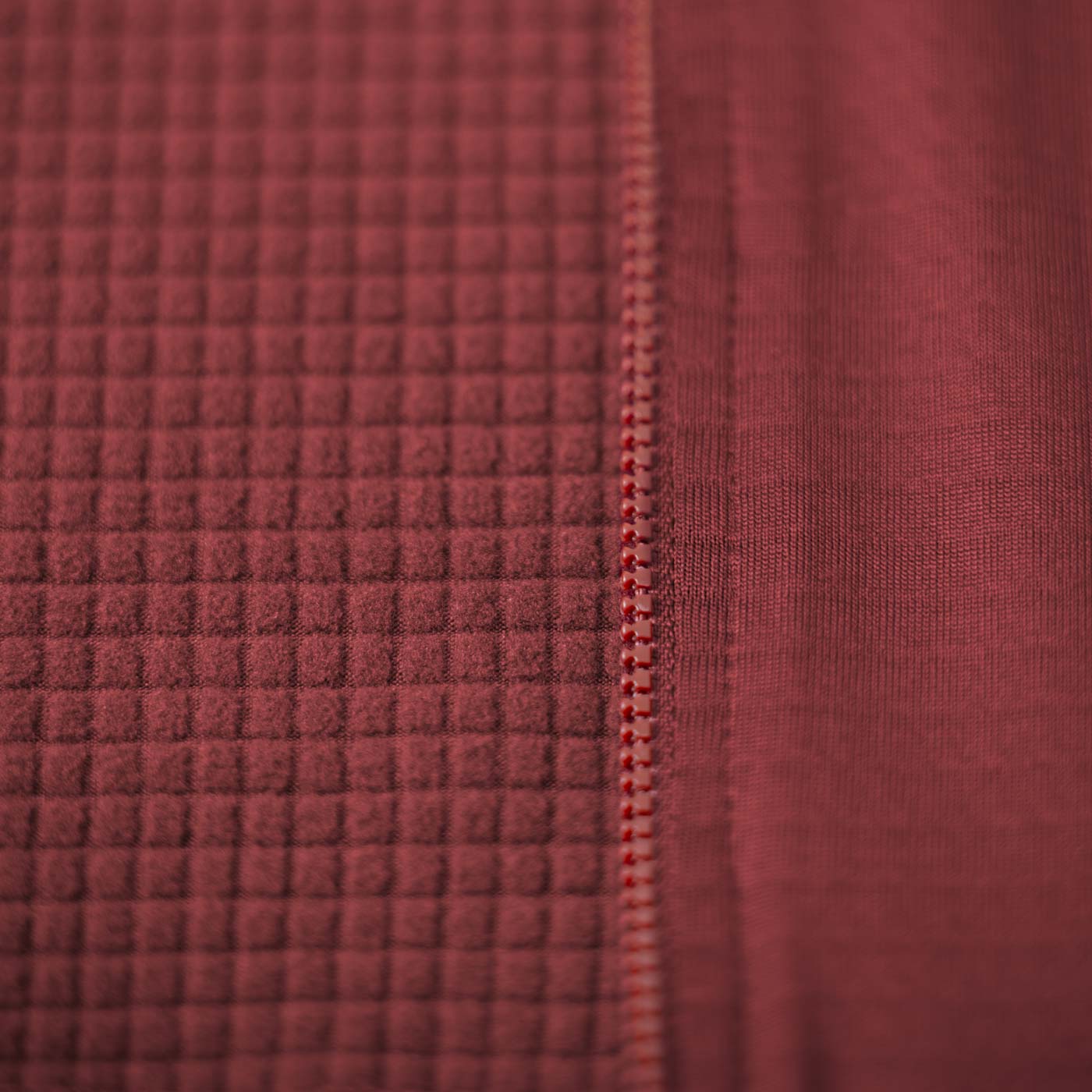 Men's Grid Thermal Jersey - Burgundy - Image 6