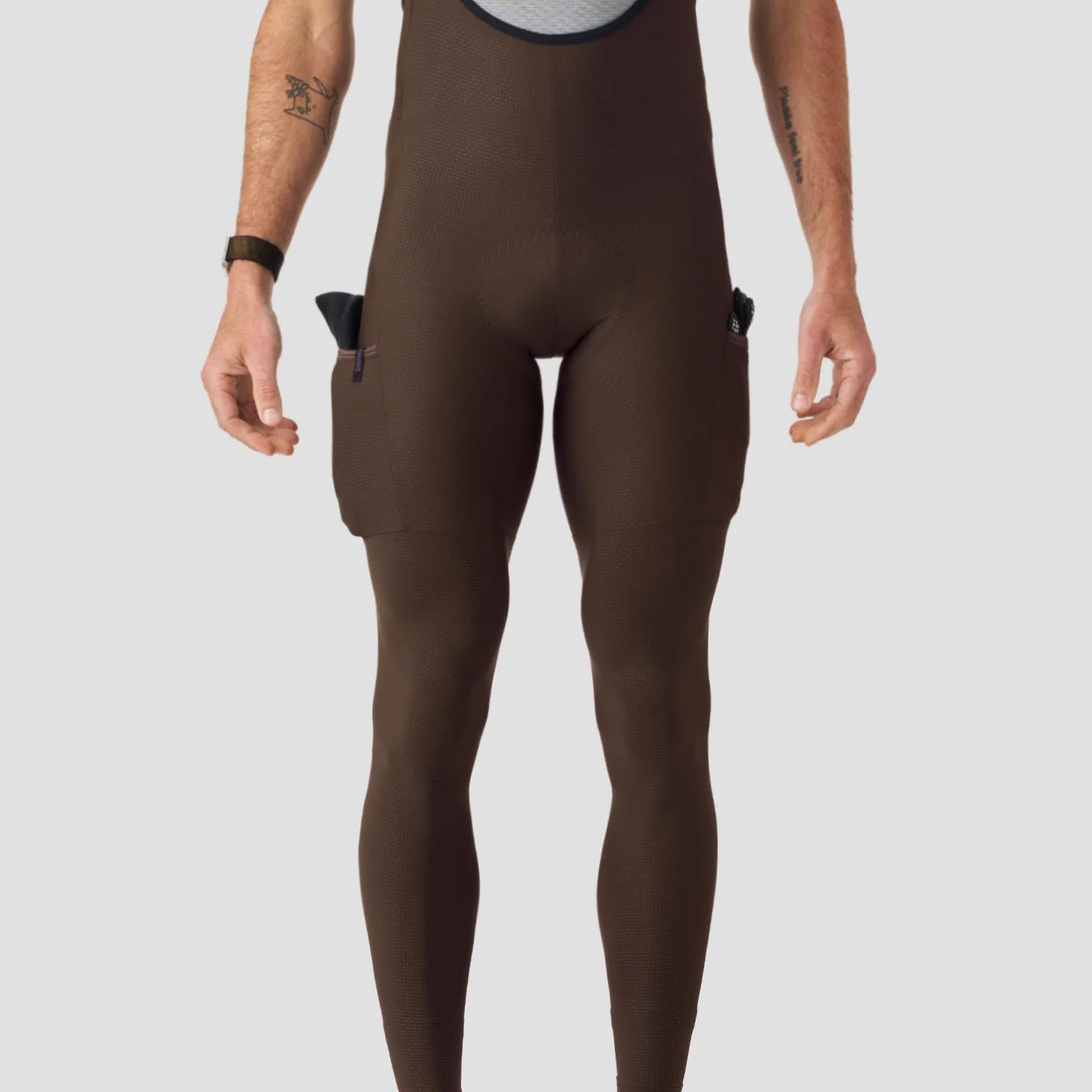 Men's Lightweight Cargo Bib Tight - Espresso - Image 5
