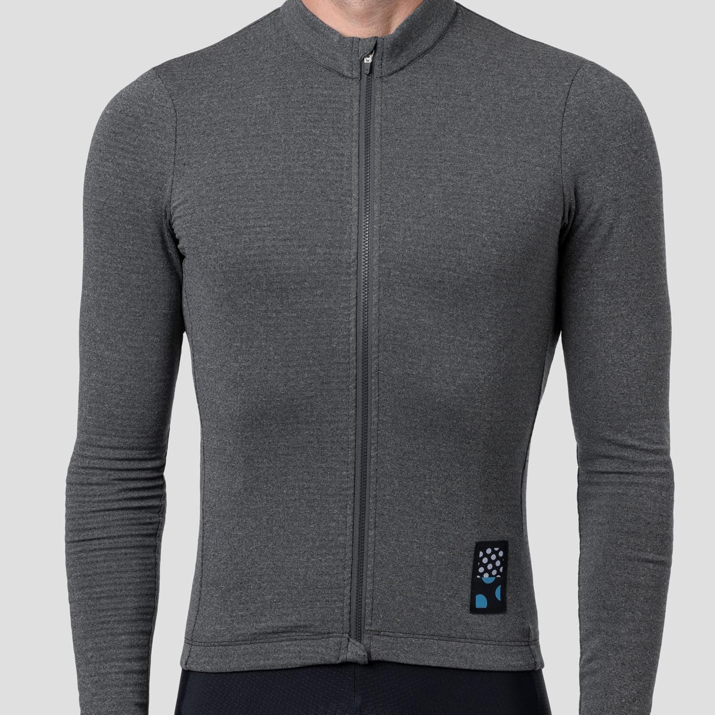 Men's Merino Grid Thermal Jersey - Charcoal - Image 3