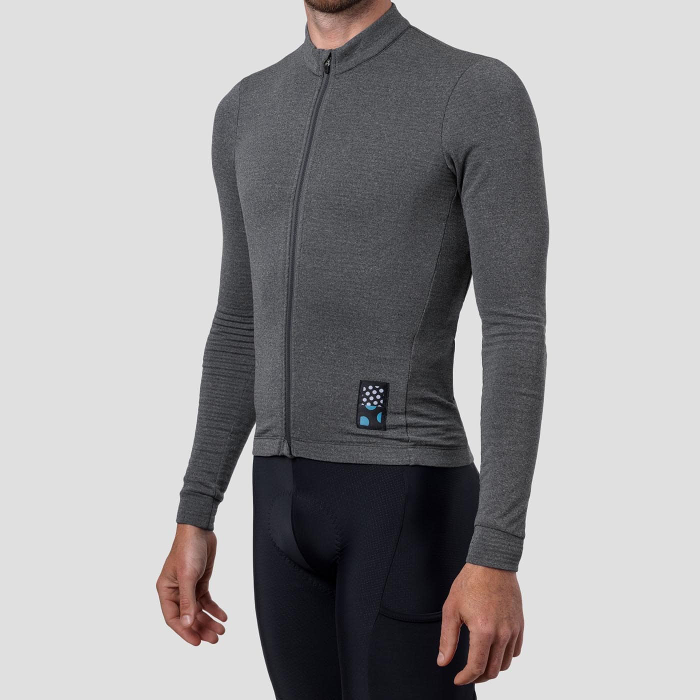 Men's Merino Grid Thermal Jersey - Charcoal - Image 4