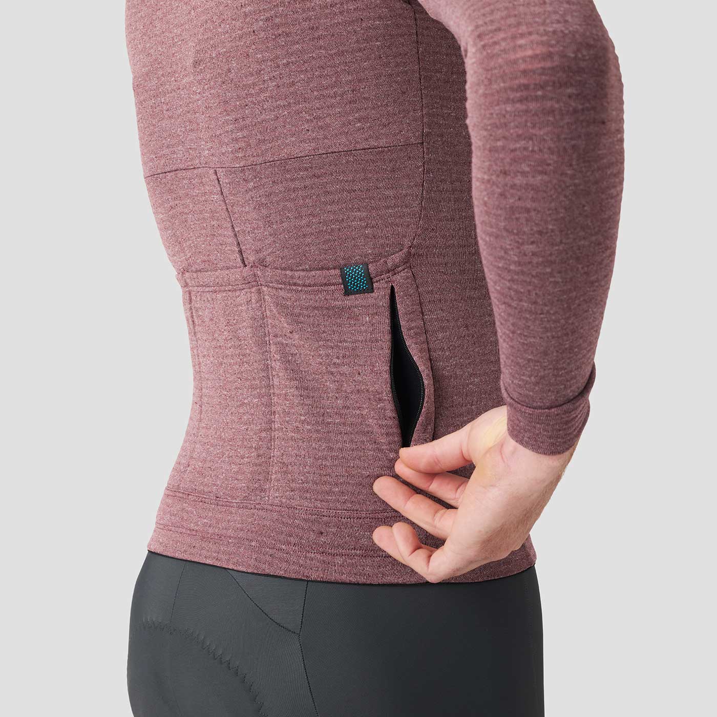 Men's Merino Grid Thermal Jersey - Nightshady - Image 3