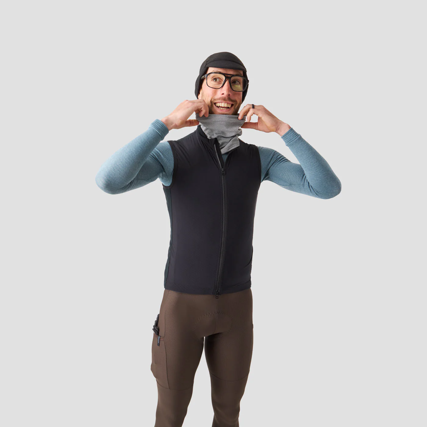 Men's Merino Grid Thermal Jersey - Zissou - Image 8