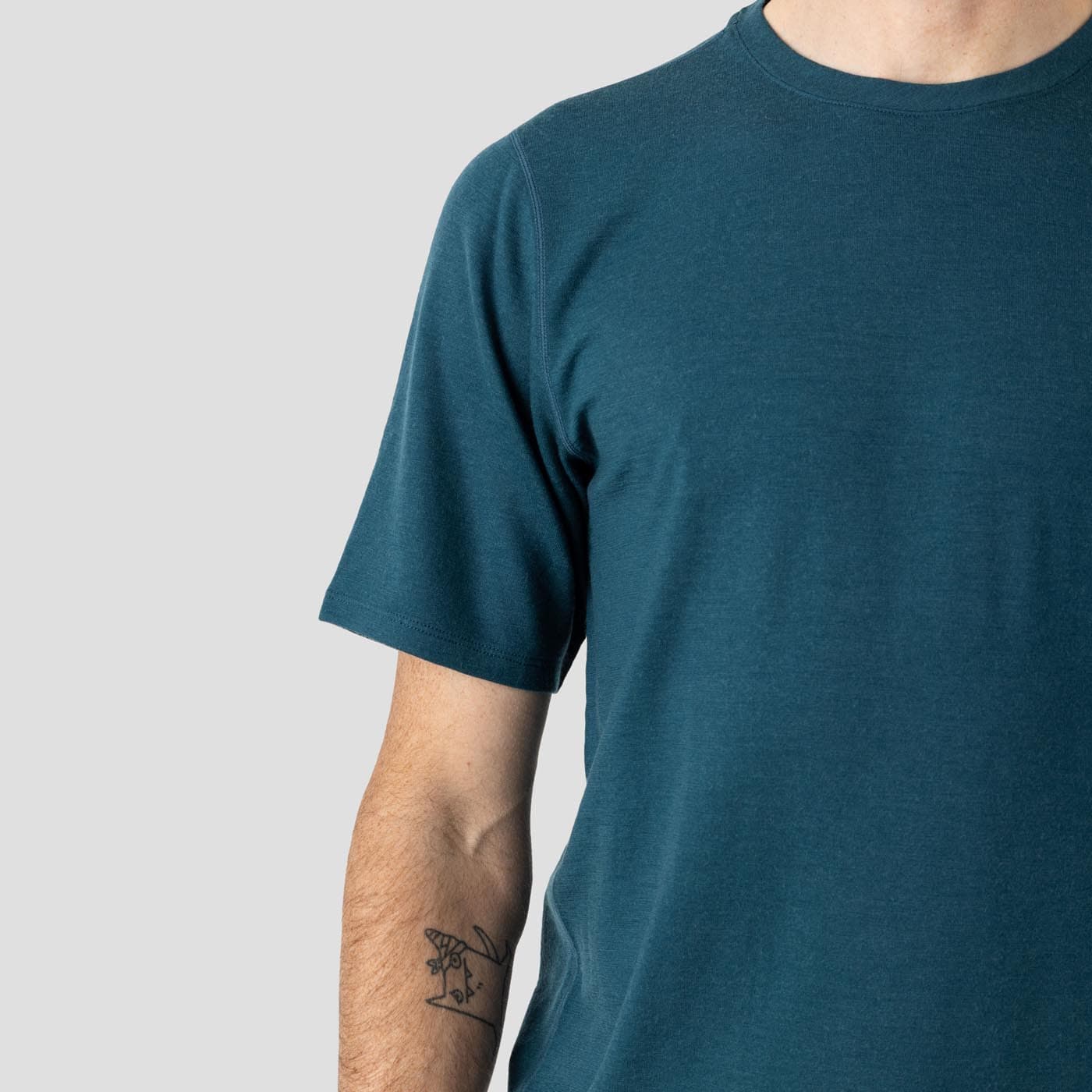 Men's Merino Riding Shirt - Emerald - Image 6