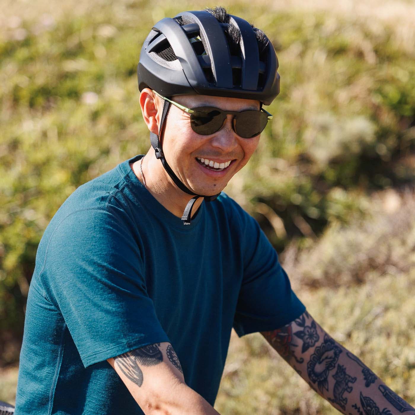 Men's Merino Riding Shirt - Emerald - Image 8