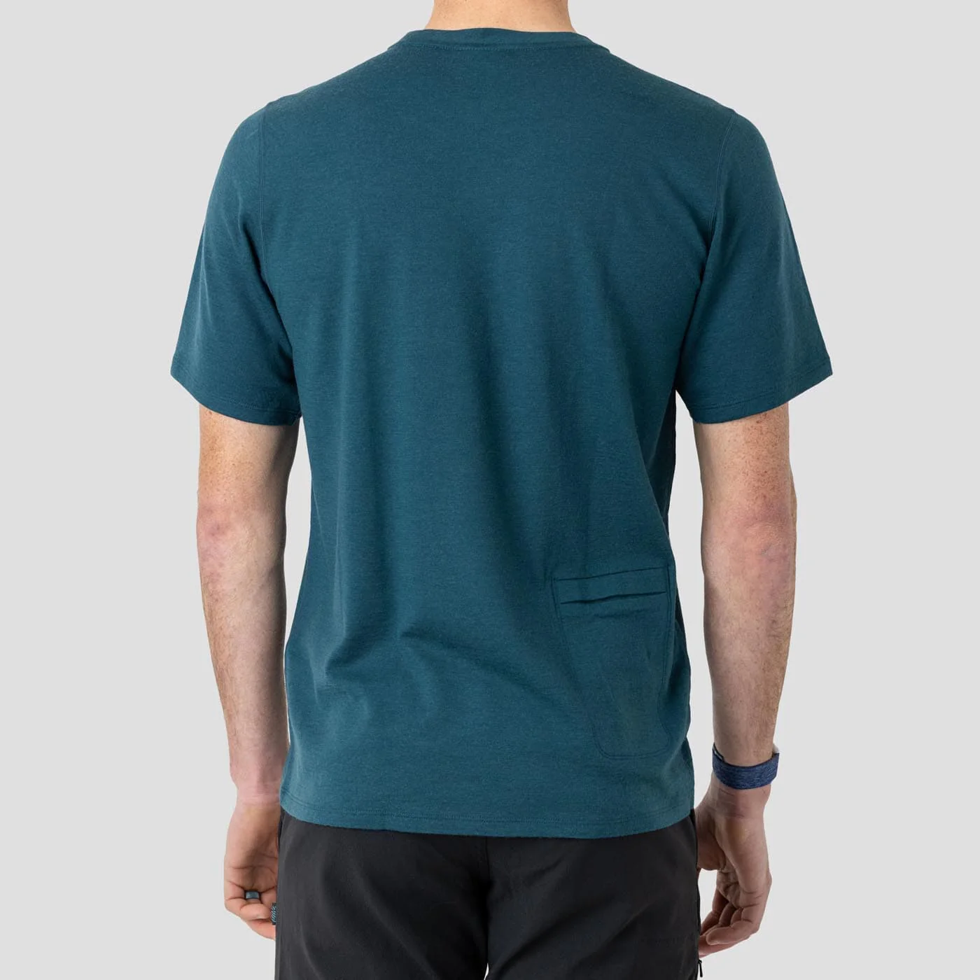 Men's Merino Riding Shirt - Emerald - Image 9