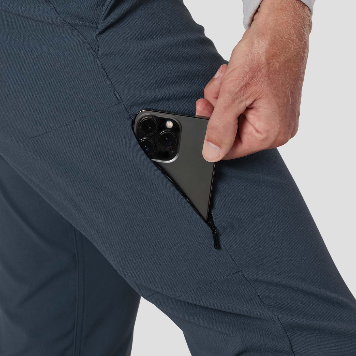 Men's Mission Pants - Stone Blue - Image 6