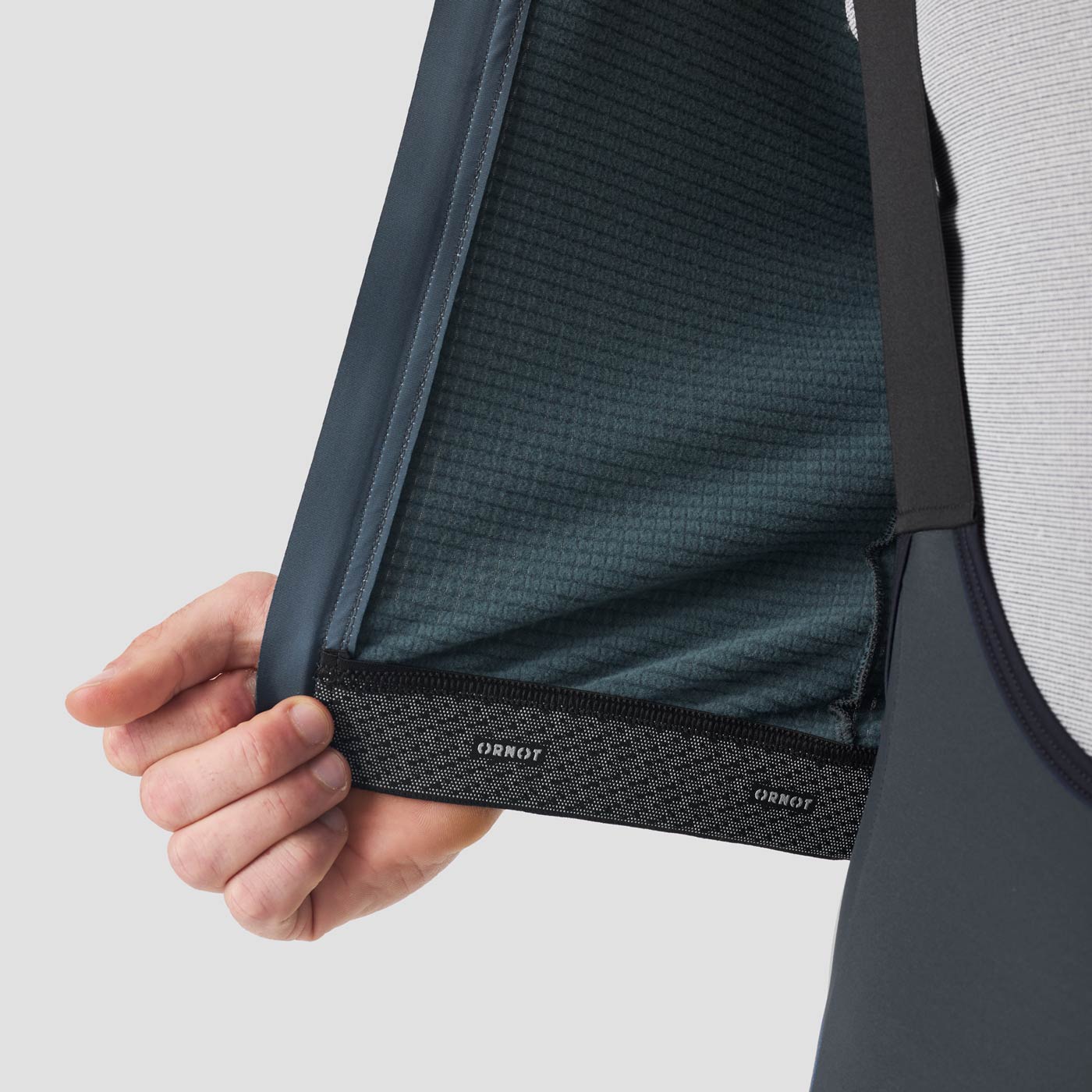 Men's Waffle Grid Thermal Jersey - Hella Blue - Image 3