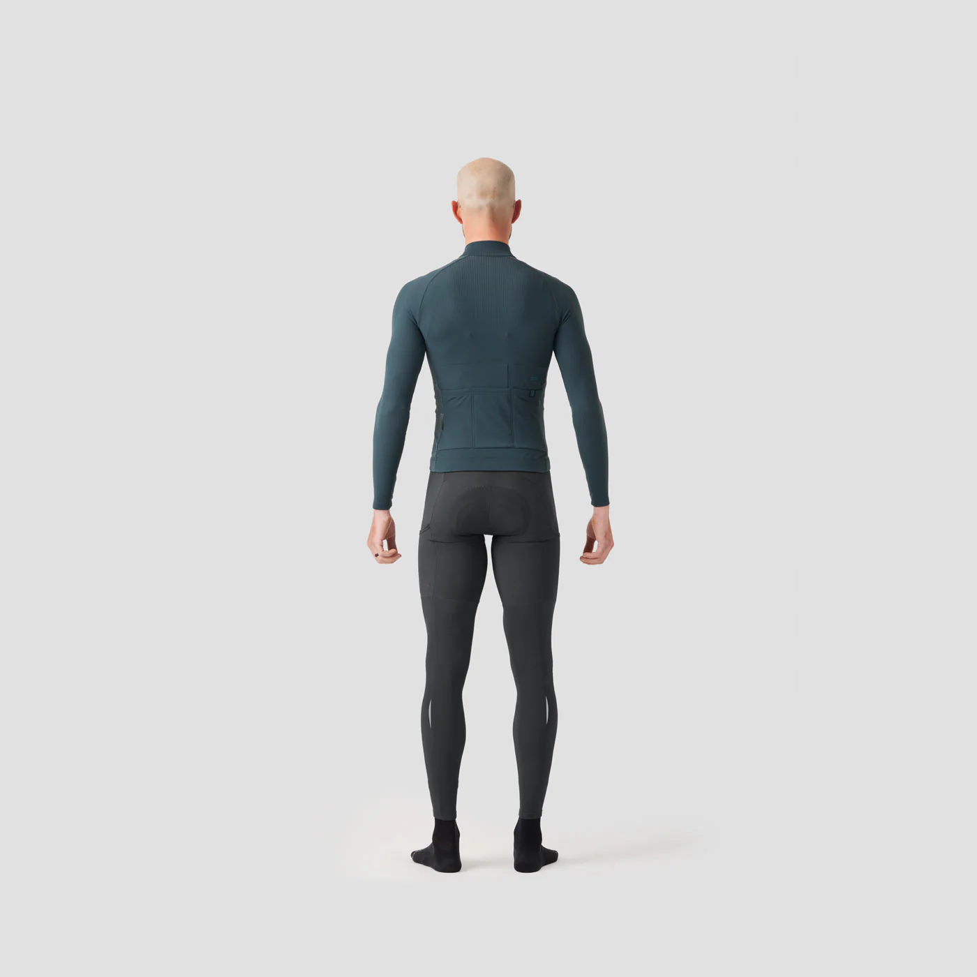 Men's Waffle Grid Thermal Jersey - Hella Blue - Image 6