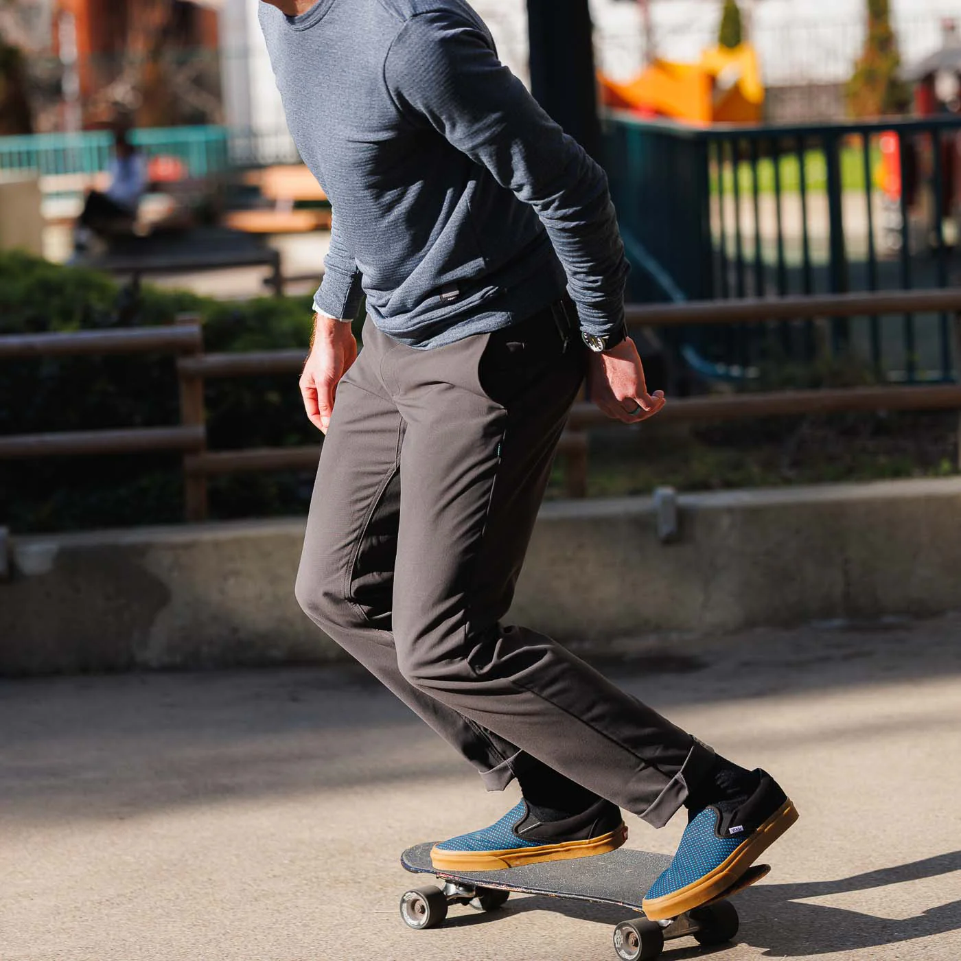 Men's Mission Pants - Slate - Image 5