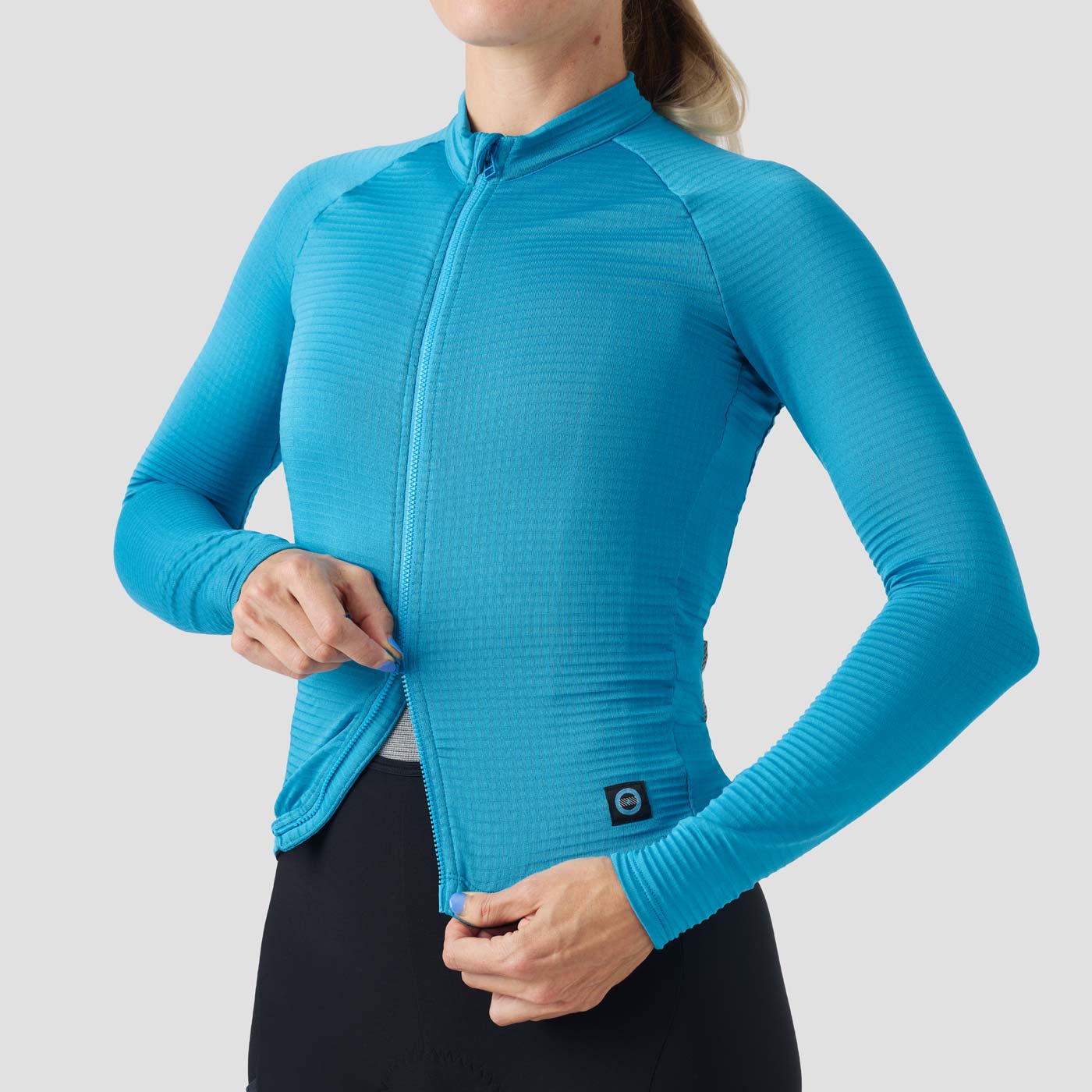 Women's Grid Thermal Jersey - Azul - Image 5