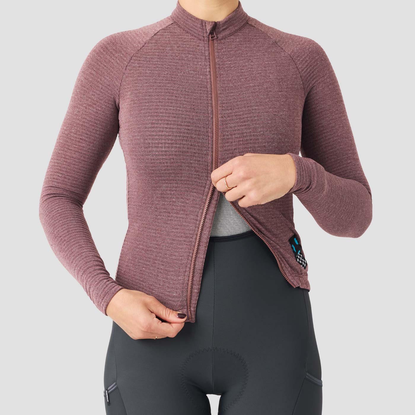 Women's Merino Grid Thermal Jersey - Nightshady - Image 5